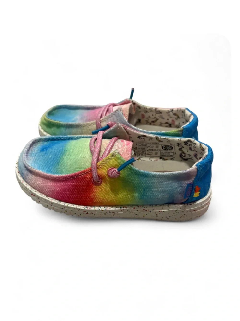 Hey Dude Wendy Toddler Dreamer Tie Dye Slip-On Moc-Toe Shoes